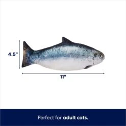 Frisco Interactive Flopping Fish Electronic Cat Toy With Catnip -Frisco Sales Store 632798 PT1. AC SS1800 V1676407716