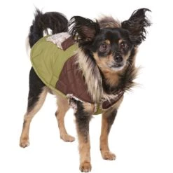 Frisco Heavy Weight 2-Tone Sherpa Lined Hybrid Quilted Dog & Cat Parka -Frisco Sales Store 718038 PT2. AC SS1800 V1703184683