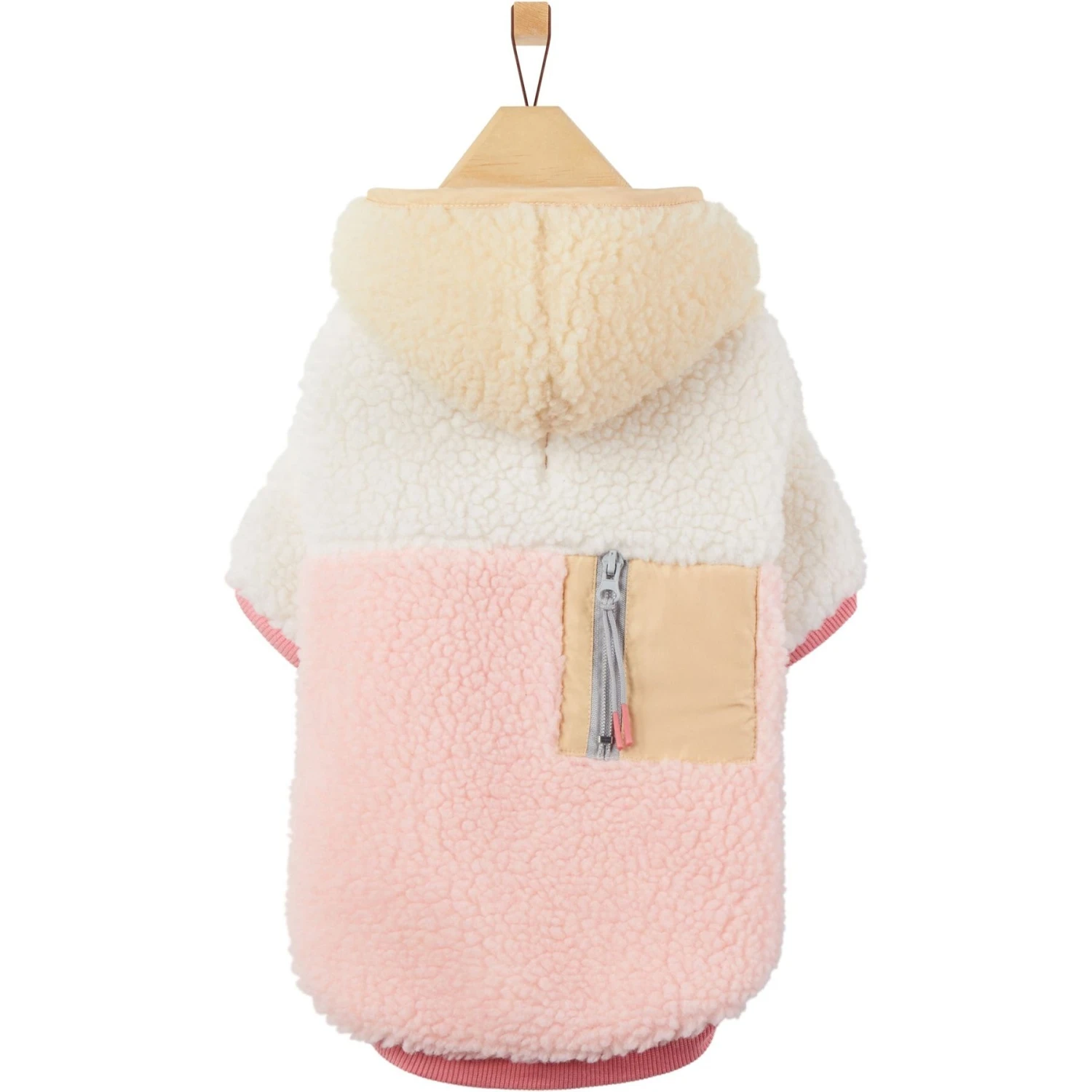 Frisco Colorblock Fleece Dog & Cat Hoodie W/ Pocket 6 Frisco Colorblock Fleece Dog & Cat Hoodie W/ Pocket - Image 4