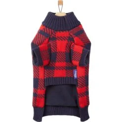 Frisco Fleece Lined Buffalo Plaid Mock Neck Dog & Cat Sweater -Frisco Sales Store 718470 PT4. AC SS1800 V1693234777