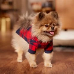 Frisco Fleece Lined Buffalo Plaid Mock Neck Dog & Cat Sweater -Frisco Sales Store 718470 PT7. AC SS1800 V1692378099