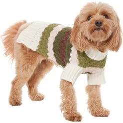 Frisco Bubble Knit Multi Striped Mock Neck Dog & Cat Sweater 12 Frisco Bubble Knit Multi Striped Mock Neck Dog & Cat Sweater -Frisco Sales Store 718854 PT2. AC SS1800 V1703184630