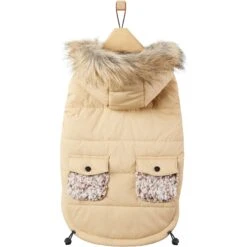 Frisco Heavy Weight Matte Quilted Dog & Cat Parka With Cozy Fleece Lining -Frisco Sales Store 719654 PT3. AC SS1800 V1692978908