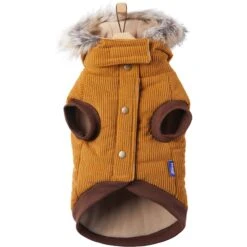 Frisco Heavy Weight Lux Corduroy Insulated Dog & Cat Coat With Fur Trimmed Hood 15 Frisco Heavy Weight Lux Corduroy Insulated Dog & Cat Coat With Fur Trimmed Hood -Frisco Sales Store 719966 PT4. AC SS1800 V1692978846