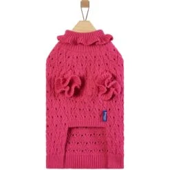 Frisco Ruffle Knit Pointelle Dog & Cat Turtleneck Sweater 14 Frisco Ruffle Knit Pointelle Dog & Cat Turtleneck Sweater -Frisco Sales Store 720646 PT4. AC SS1800 V1693234237