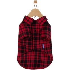 Frisco Red Tartan Plaid Dog & Cat Flannel Shirt -Frisco Sales Store 720790 PT4. AC SS1800 V1693401030
