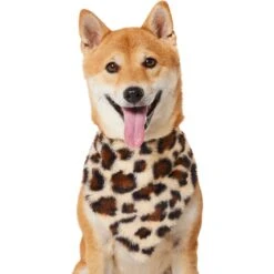 Frisco Leopard Faux Fur Dog & Cat Bandana -Frisco Sales Store 733894 PT2. AC SS1800 V1692971090