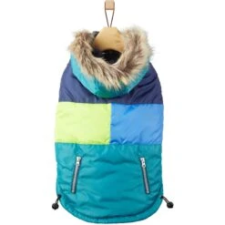 Frisco Heavy Weight Urban City Colorblock Dog & Cat Parka With Sherpa Lining -Frisco Sales Store 742262 PT3. AC SS1800 V1693234040
