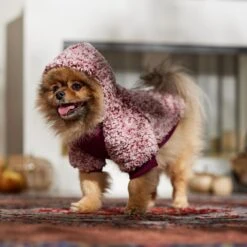 Frisco Textured Wubby 2-Tone Fleece Dog & Cat Hoodie -Frisco Sales Store 742406 PT7. AC SS1800 V1692378336