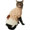 Frisco Cable Knit Dog & Cat Sweater Dress With Velvet Bow -Frisco Sales Store 745838 MAIN. AC SS1800 V1694794908