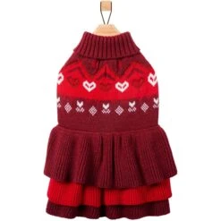 Frisco Nordic Sequin Dog & Cat Sweater Dress -Frisco Sales Store 745886 PT3. AC SS1800 V1694793753