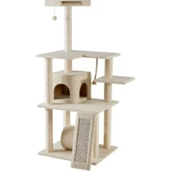 Frisco 62-in Faux Fur Cat Tree & Condo -Frisco Sales Store 92259 PT5. AC SS1800 V1584453065