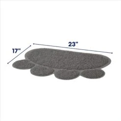 Van Ness Enclosed Cat Litter Pan & Frisco Paw Shaped Cat Litter Mat -Frisco Sales Store 947414 PT5. AC SS1800 V1693600694
