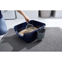 Frisco Open Top Cat Litter Box With Rim, Large & Frisco Plastic Litter Scooper With Caddy -Frisco Sales Store 947526 PT7. AC SS1800 V1693600340