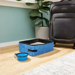 Frisco Travel Safety Dog & Cat Carrier & Pet Fit For Life Collapsible Portable Litter Box With Collapsible Bowl 16 Frisco Travel Safety Dog & Cat Carrier & Pet Fit For Life Collapsible Portable Litter Box With Collapsible Bowl -Frisco Sales Store 947670 PT5. AC SS1800 V1693602744