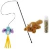Frisco Squirrel Plush Cat Toy With Refillable Catnip & Frisco Bird With Feathers Teaser Wand Cat Toy With Catnip -Frisco Sales Store 962030 MAIN. AC SS1800 V1694783954