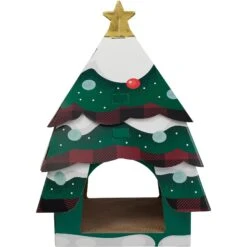 Frisco Holiday Christmas Tree Cardboard Cat House & Frisco Holiday Santa's Workshop Cardboard Cat House 14 Frisco Holiday Christmas Tree Cardboard Cat House & Frisco Holiday Santa's Workshop Cardboard Cat House -Frisco Sales Store 986190 PT3. AC SS1800 V1698258115