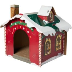 Frisco Holiday Christmas Tree Cardboard Cat House & Frisco Holiday Santa's Workshop Cardboard Cat House 16 Frisco Holiday Christmas Tree Cardboard Cat House & Frisco Holiday Santa's Workshop Cardboard Cat House -Frisco Sales Store 986190 PT5. AC SS1800 V1698258055